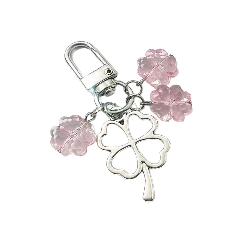 Lucky Phone Strap Charm Handmade Acrylic Keychain For- Pink 7704000868471