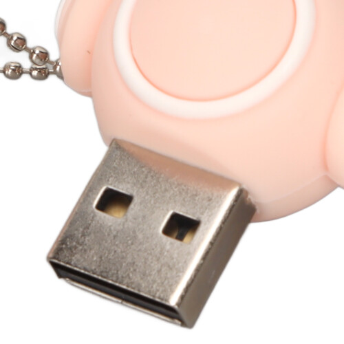 Hellorangefarbener Cartoon-USB-Stick 64 GB USB 2.0 1
