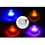 Halloween Cauldron Mist Maker with 12 LEDs, Silver, Horror Style 9