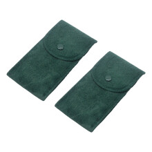 2 Piece Watch Protector Set Scratch Resistant Fabric-Green