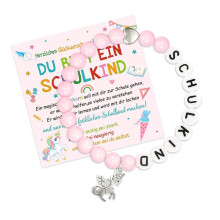 Leichtes Acryl-Charm-Armband, kreative-Einhorn-Buchstaben