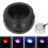 Halloween Cauldron Mist Maker with 12 LEDs, Silver, Horror Style 12