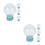 8Pcs Glass Dome Snow Globes Sky-Blue Empty Shells for DIY Use 6