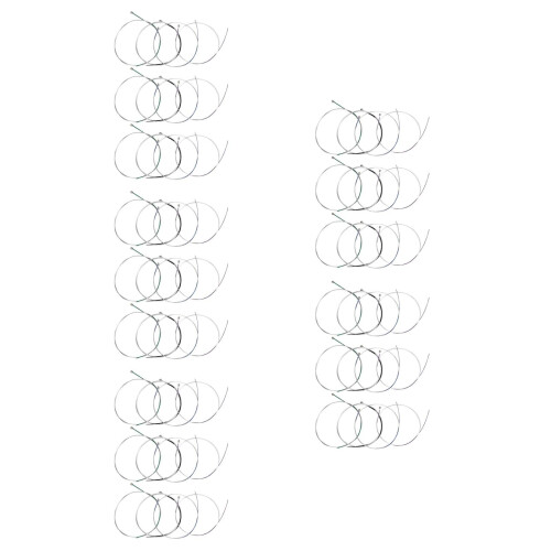 60Pcs Silver Violin Strings Replacement Kit for Instrument Maintenance 2