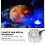 Halloween Cauldron Mist Maker with 12 LEDs, Silver, Horror Style 10