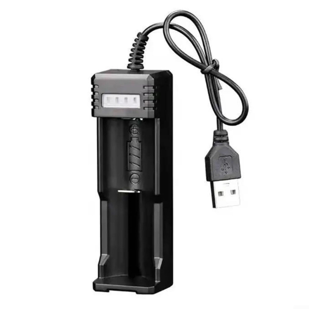 Smart Usb Lithium Battery Charger For 14500 18500 26650 Batteries With Led Indicator And Safety Protection 9189345359545