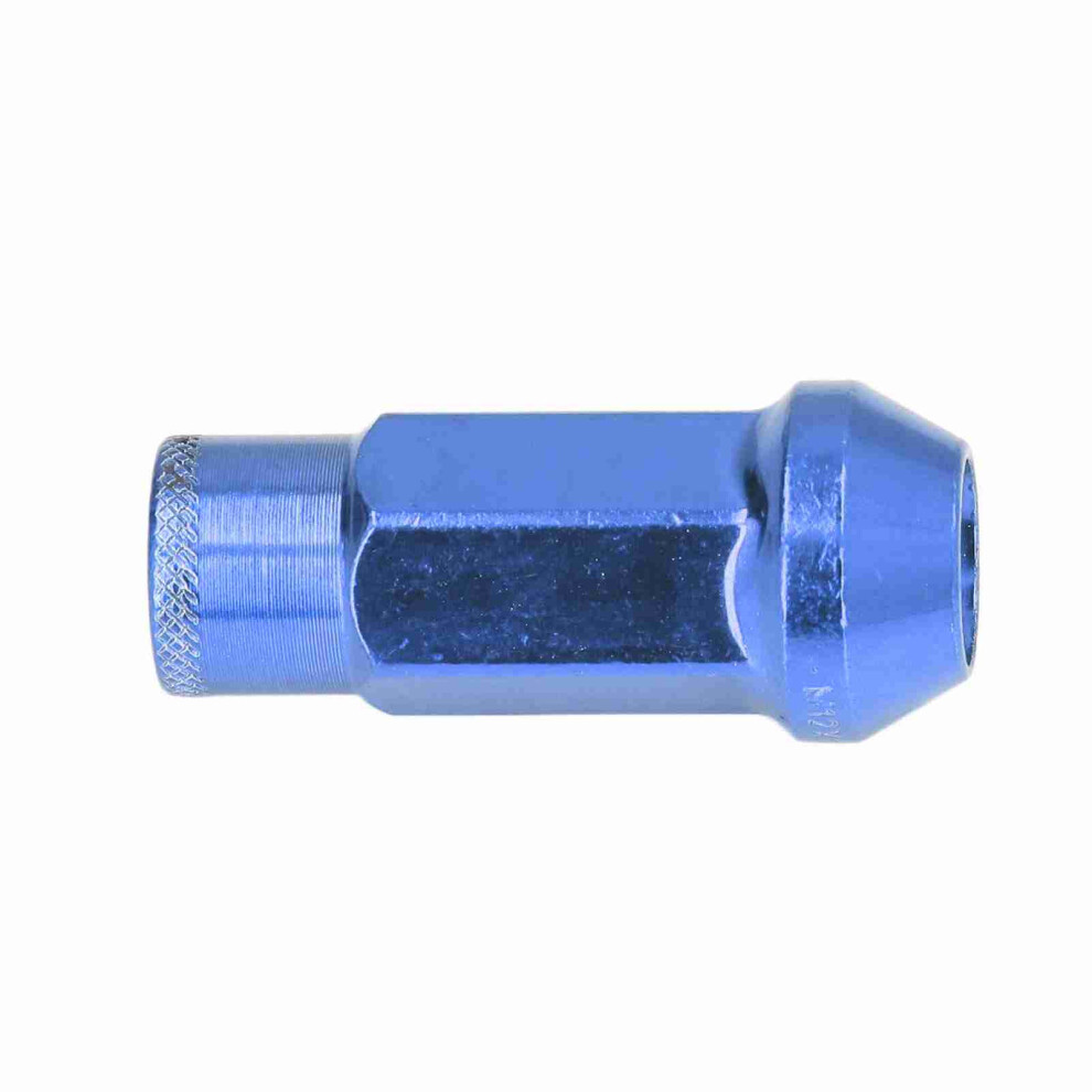 20Pcs M12x1.25 Metal Wheel Lug Nuts Replacement For Universal Cars Blue 8191373670043