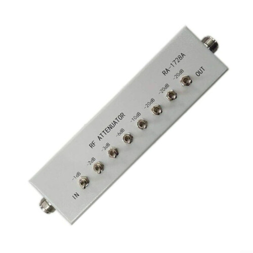 Frequency Attenuator 082dB Variable/Step Damper 50ohm for Radio Transmitter etc.