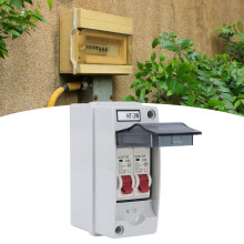 Outdoor Waterproof Power Box with MCB C Type 2 Way 230V/400V Circuit Breaker