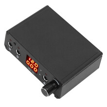 Digital Tattoo-Stromversorgung 90–265V Aluminiumlegierung Kompakt Schwarz EU-Stecker