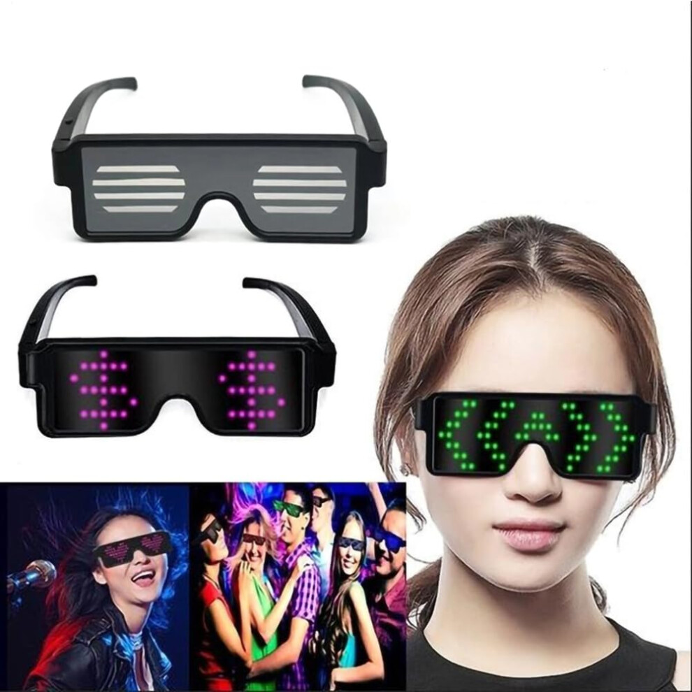 Led Glasses Led Illuminated Glasses For Photo Props For Teens And Adults At Festivals Carnival Events 9347817223026