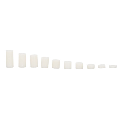 150Pcs White Nylon Standoff Screw Set 6 Sizes Mounting Hardware