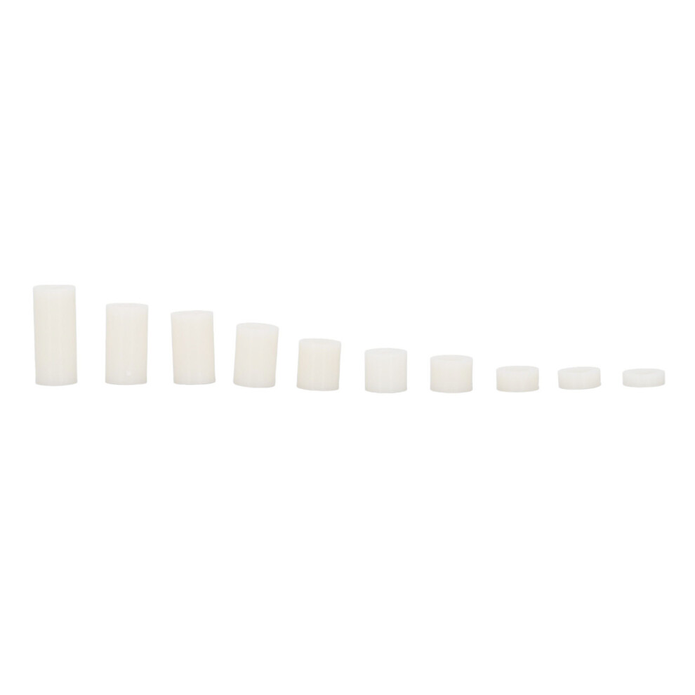 150Pcs White Nylon Standoff Screw Set 6 Sizes Mounting Hardware 7641373671164