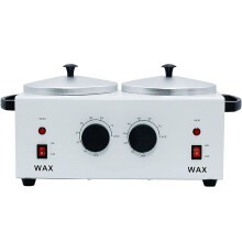 Dual Wax Warmer Hair Removal, 200W Electric Wax Heating Machine, 500ml Dual Wax Pot