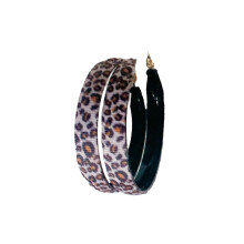 Comfortable Cloth Patchwork Dangle-Coffee leopard patte