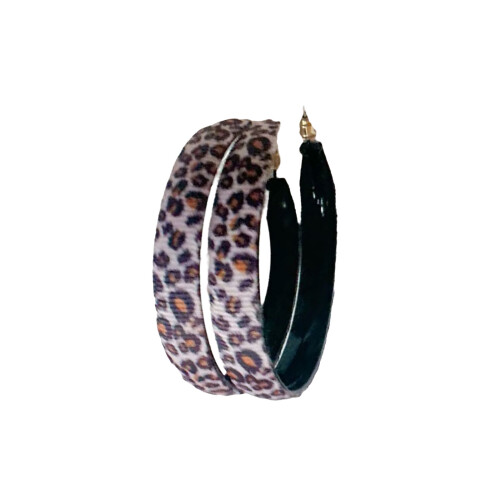 Comfortable Cloth Patchwork Dangle-Coffee leopard patte