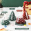 Christmas Tree Shaped Candles Smokeless Scented Decor 2h Burn Time 1