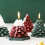 Christmas Tree Shaped Candles Smokeless Scented Decor 2h Burn Time 6