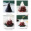 Christmas Tree Shaped Candles Smokeless Scented Decor 2h Burn Time 5