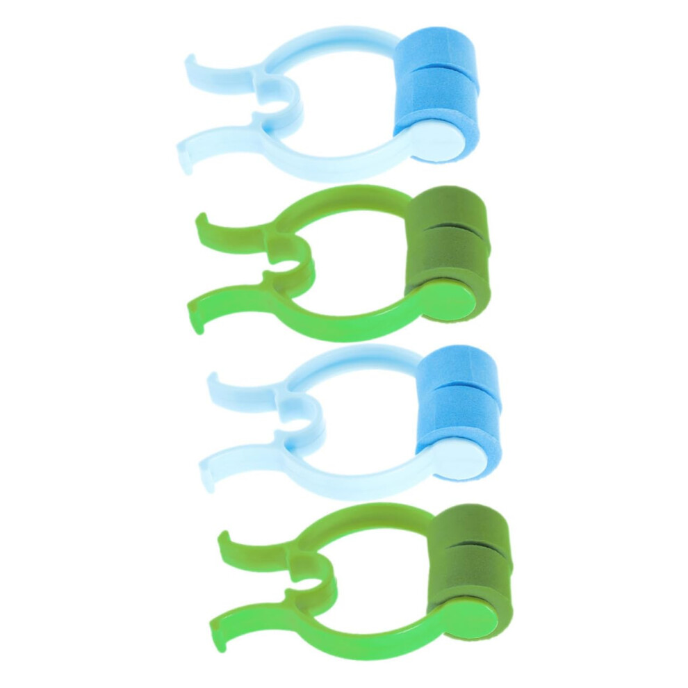 Nosebleed Clips for Adults, Pack of 4 Nose Stopper Clips, Portable Nose Clips, Nose Stopper Clips, Lung Breathing Training Clips