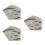 30Stk Mehrfarbige PVC Wandpaneele Selbstklebend Marmorlook 8