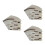 30Stk Mehrfarbige PVC Wandpaneele Selbstklebend Marmorlook 10