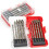 FourFlute Eccentric Drill Bit, 3Piece Set, Glass Tile Punching, Triangular Spiral Design, Carbide Tip 1