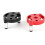 Drilling guide for straight holes, 610 mm, drill guide set with selfcentering function, red, 8 pcs, red 4