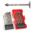 FourFlute Eccentric Drill Bit, 3Piece Set, Glass Tile Punching, Triangular Spiral Design, Carbide Tip 4