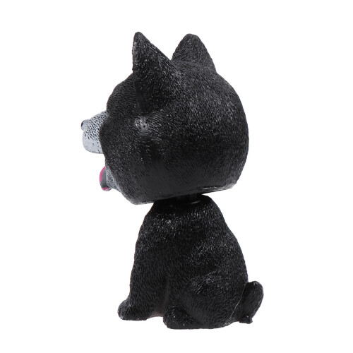 2Stk Schwarze Bobblehead Haustier Figur Für Auto Und 1