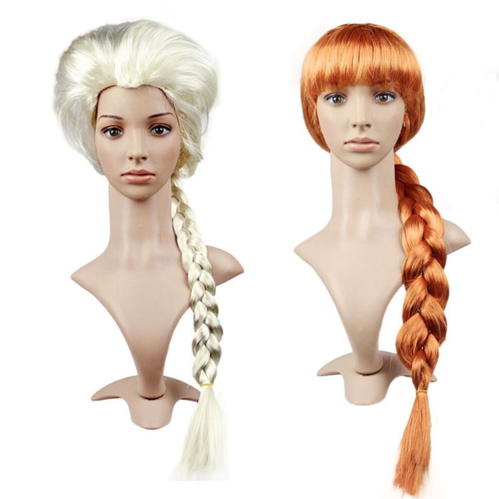 Unisex Synthetic Long Braid Wig For Women, Cosplay & Halloween Gift