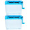2Stk Handaktezer Robust Blau ABS Für Und Bürobedarf 7