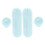 8Stk Himmelsblau Stamping Set Silikon French Tip Tool 1