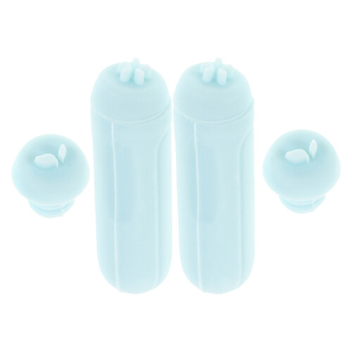 8Stk Himmelsblau Stamping Set Silikon French Tip Tool