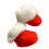 2Paare Baby Winterschuhe Rot Lammfell Warm Gefüttert Für 1