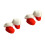2Paare Baby Winterschuhe Rot Lammfell Warm Gefüttert Für 8