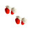 2Paare Baby Winterschuhe Rot Lammfell Warm Gefüttert Für 7