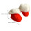 2Paare Baby Winterschuhe Rot Lammfell Warm Gefüttert Für 10