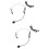 2Stk Flexible Headsetmikrofone Für Und Mit Stabilem 9