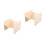 2Pcs Beige Plastic Storage Rack Stackable Organizer for Bathroom Keys 5