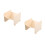 2Pcs Beige Plastic Storage Rack Stackable Organizer for Bathroom Keys 6
