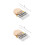 2Sets Bunter Holzstricker Kinder DIY Webrahmen Mini Handloom Spielzeug 8