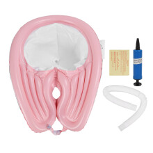 Lavatesta gonfiabile portatile, leggero, comodo, con tubo di scarico, impermeabile, vassoio per shampoo di supporto per pazienti allettati e donne in