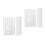2Pièces Ensemble Cartes Protection PVC Transparent Bouddhistes 7