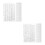 2Pièces Ensemble Cartes Protection PVC Transparent Bouddhistes 5