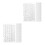 2Pièces Ensemble Cartes Protection PVC Transparent Bouddhistes 2