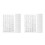 2Pièces Ensemble Cartes Protection PVC Transparent Bouddhistes 8