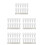 500Pièces Clips Fixation Photo Pour Bricolage 5