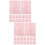 60Pièces Disques Démaquillants Exfoliants Doux Pour Rose 9