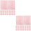 60Pièces Disques Démaquillants Exfoliants Doux Pour Rose 8